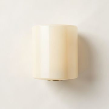River Branch Wall Sconce Mounted On A Plain Wall - Ivory (synthetic illustration; no displayed measurements)
