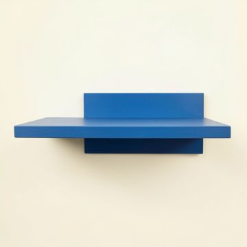 Oak Branch Wall-Mounted Shelf - Blue (synthetic illustration; no displayed measurements)