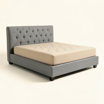 Somwya Tufted Upholstered Low Profile Standard Bed (synthetic illustration; no displayed measurements)