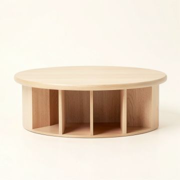 Summit Arc Shoe Storage Bench - Beige (synthetic illustration; no displayed measurements)