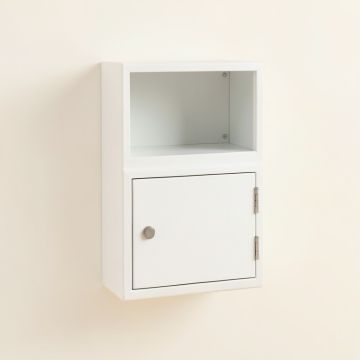 Oak Brook Wall-Mounted Entry Cabinet - White (synthetic illustration; no displayed measurements)