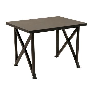 Fern Bridge Patio Table - Black (synthetic illustration; no displayed measurements)