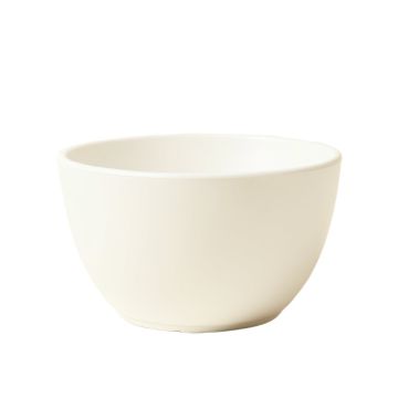 Olive Bend Empty Planter - White