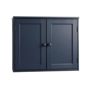 Rowan Arc Wall-Mounted Entry Cabinet - Navy