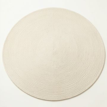 Glen Brook Round Area Rug - Cream (synthetic illustration; no displayed measurements)