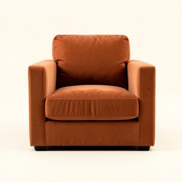 Birch Arc Upholstered Armchair (synthetic illustration; no displayed measurements)
