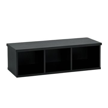 Hazel Canyon Shoe Storage Bench - Black