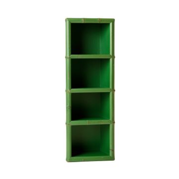 Cedar Bend Narrow Cubby Tower - Green