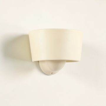 Linden Crossing Wall Sconce Mounted On A Plain Wall - Ivory (synthetic illustration; no displayed measurements)