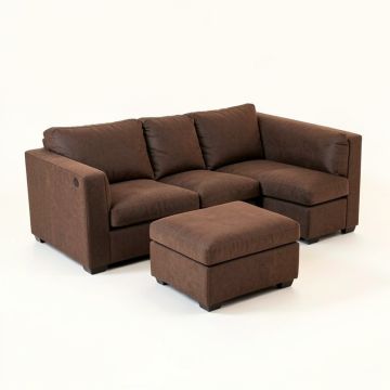 Gunlogh 80 '' Wide Reversible Sofa & Chaise With Ottoman (synthetic illustration; no displayed measurements)