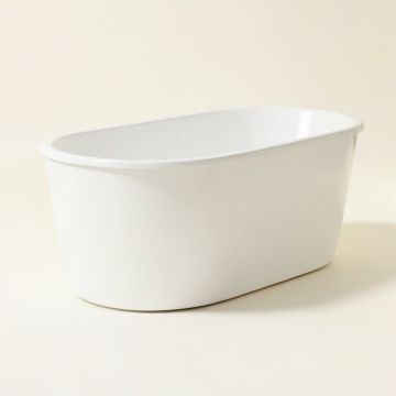 Hannah 67 '' X 32 '' Freestanding Soaking Bathtub (synthetic illustration; no displayed measurements)