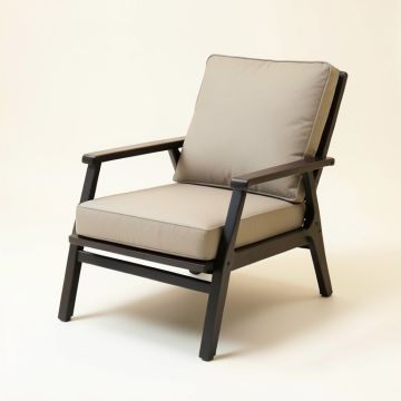 Sawyer Recliner Patio Chair With Cushion (synthetic illustration; no displayed measurements)