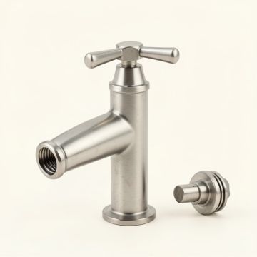 Tub And Shower Faucet With Valve , Trim , And Diverter (synthetic illustration; no displayed measurements)