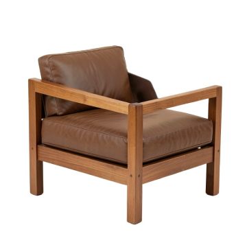 Tapia 42.5 '' Faux Leather Square Arm Loveseat
