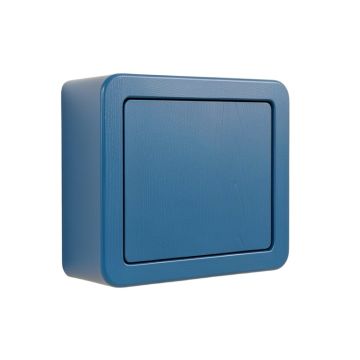 Shore Bluff Wall-Mounted Entry Cabinet - Blue