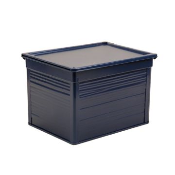 Cliff Brook Closed Outdoor Storage Box - Navy