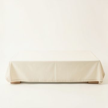 River Bridge Flat Bed Sheet - Cream (synthetic illustration; no displayed measurements)