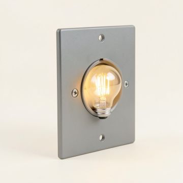 Light Bulb With Glowing High Light Effect 1-Gang Toggle Light Switch Wall Plate (synthetic illustration; no displayed measurements)