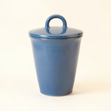 Ash Crossing Storage Canister With Lid - Blue (synthetic illustration; no displayed measurements)