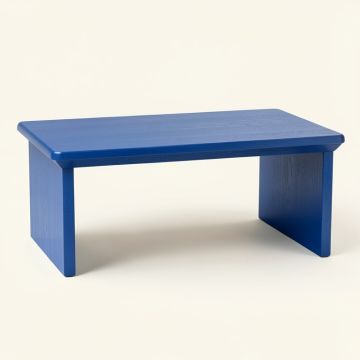 Ash Fold Desktop Monitor Riser - Blue (synthetic illustration; no displayed measurements)