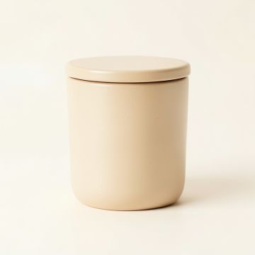 Brook Branch Storage Canister With Lid - Beige (synthetic illustration; no displayed measurements)