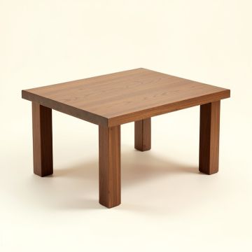 Morman Solid Wood Coffee Table (synthetic illustration; no displayed measurements)
