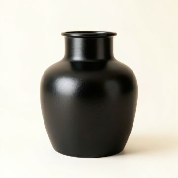 Glen Branch Empty Decorative Vase - Black (synthetic illustration; no displayed measurements)