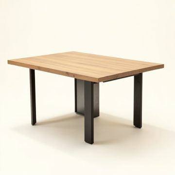 Callis Industrial Dining Table (synthetic illustration; no displayed measurements)