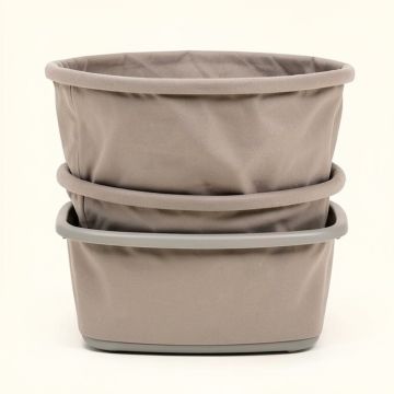3-Bag Laundry Hamper Basket Sorter (synthetic illustration; no displayed measurements)