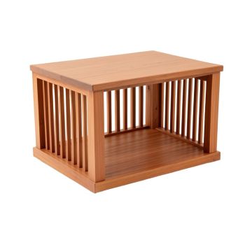 Ash Canyon Empty Furniture-Style Pet Crate - Terracotta