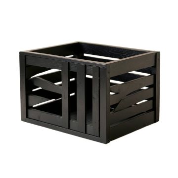 Field Canyon Empty Furniture-Style Pet Crate - Black