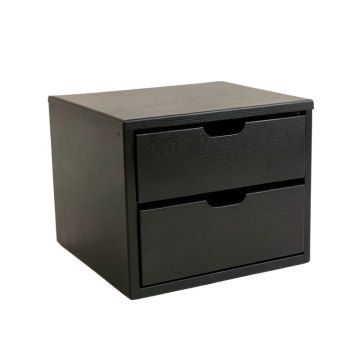 Laurel Bend Small-Parts Storage Drawer Cabinet - Black