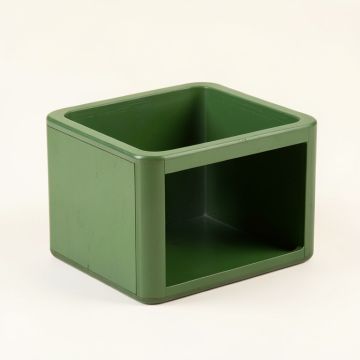 Laurel Bend Empty Furniture-Style Litter Enclosure - Green (synthetic illustration; no displayed measurements)