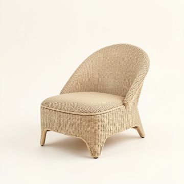 Stone Canyon Outdoor Lounge Chair - Beige (synthetic illustration; no displayed measurements)