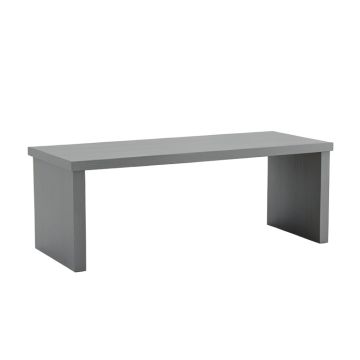 Shore Crest Desktop Monitor Riser - Gray (synthetic illustration; no displayed measurements)