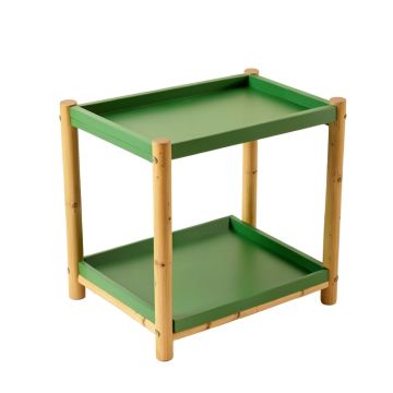Cliff Bridge Empty Countertop Canister Rack - Green