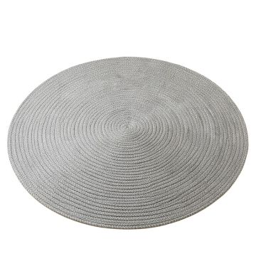 Ash Bluff Round Area Rug - Gray