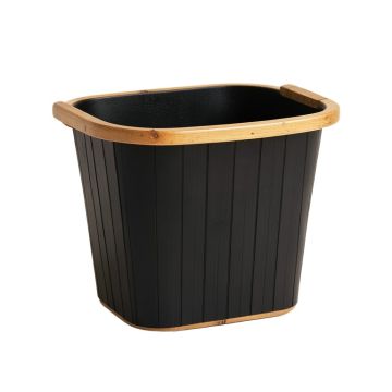 Ash Bluff Laundry Hamper - Black