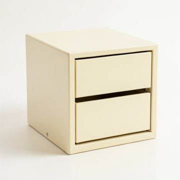 Maple Branch Small-Parts Storage Drawer Cabinet - Cream (synthetic illustration; no displayed measurements)