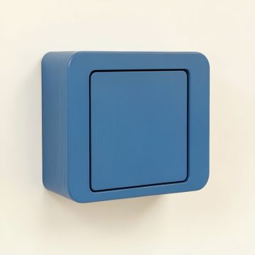 Holly Canyon Wall-Mounted Entry Cabinet - Blue (synthetic illustration; no displayed measurements)