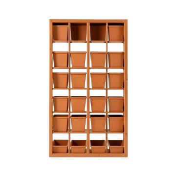 Bay Canyon Empty Vertical Garden Frame - Terracotta