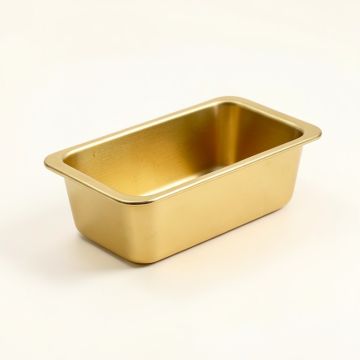 Home Basic Aurelia Non-Stick 11 ” X 3 ” Carbon Steel Loaf Pan , Gold (synthetic illustration; no displayed measurements)