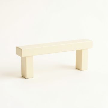 Harbor Arc Cabinet Handle Without Packaging - Ivory (synthetic illustration; no displayed measurements)