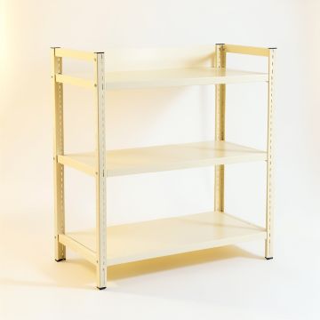Ridge Dell Desktop Shelving Unit - Cream (synthetic illustration; no displayed measurements)