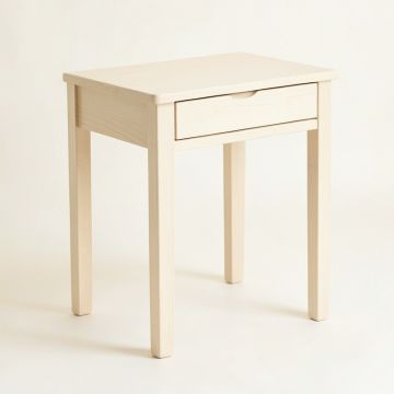 Birch Canyon Side Table - Ivory (synthetic illustration; no displayed measurements)