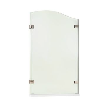 Flip 45 '' W X 56 '' H Pivot Frameless Tub Door