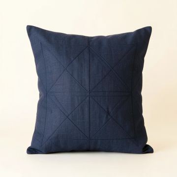 Flint Canyon Filled Accent Pillow - Navy (synthetic illustration; no displayed measurements)