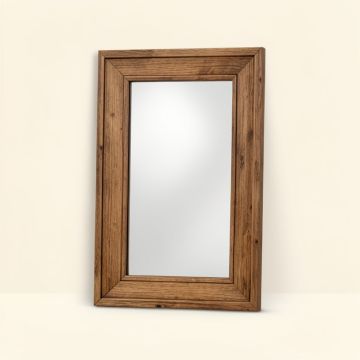 Rosenda Rustic Beveled Accent Mirror (synthetic illustration; no displayed measurements)