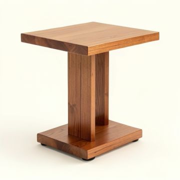 Thaddeus Solid Wood End Table (synthetic illustration; no displayed measurements)