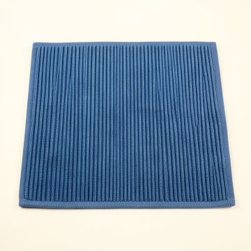 Ash Edge Bath Mat - Blue (synthetic illustration; no displayed measurements)